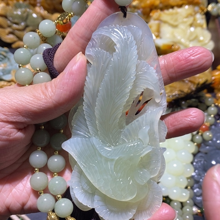 岫玉岫玉吊坠未镶嵌