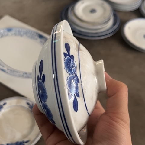 陶瓷5寸盖碗一个陶瓷