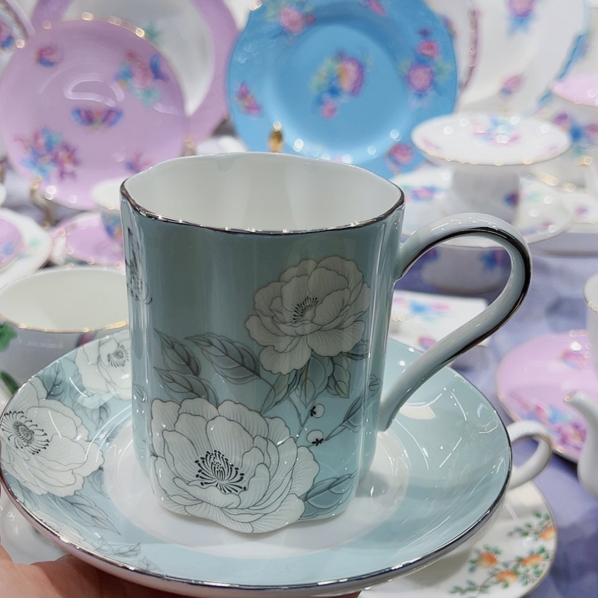【闪购商品】骨瓷咖啡杯碟