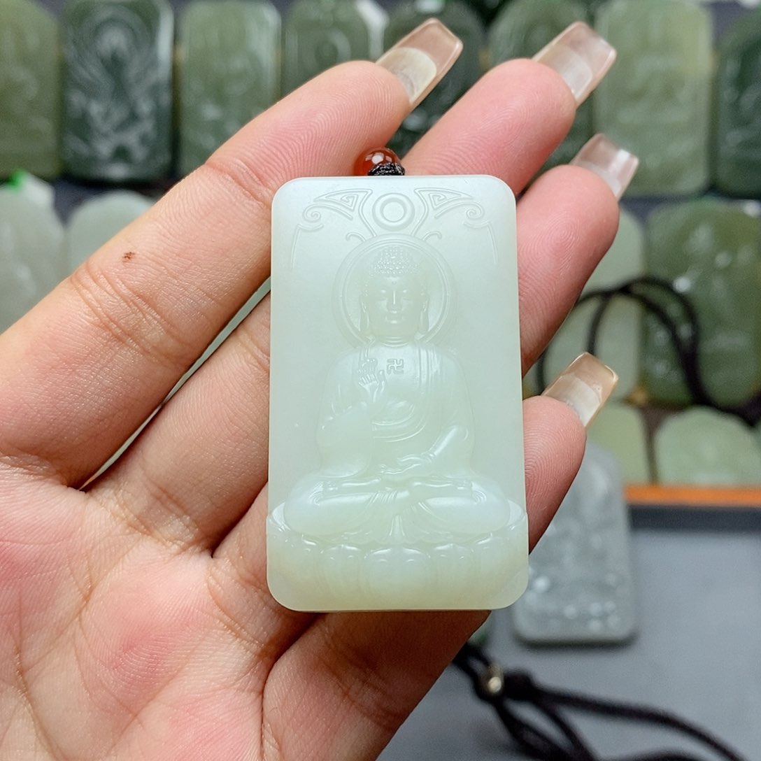 【闪购商品】和田玉颈饰未镶嵌狮***o