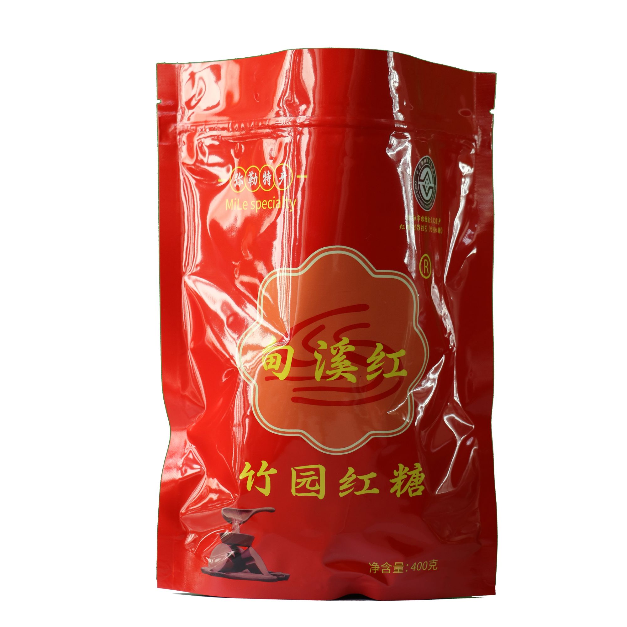 云南特产弥勒竹园甘蔗红糖手工制作原味独立包装小方块400克装