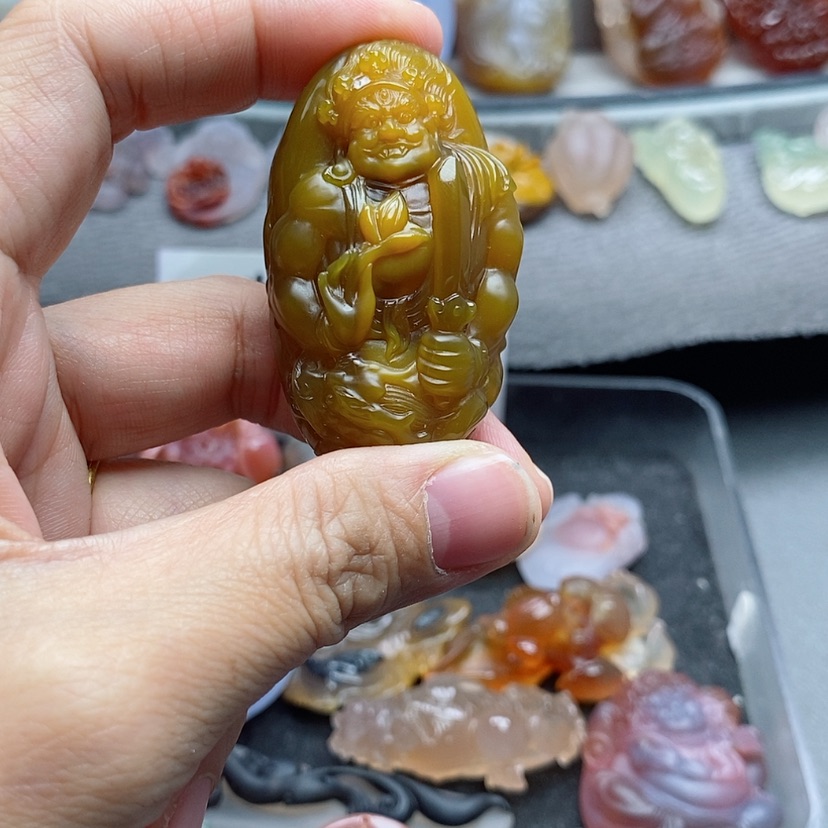 【闪购商品】未镶嵌吊坠定制玛瑙