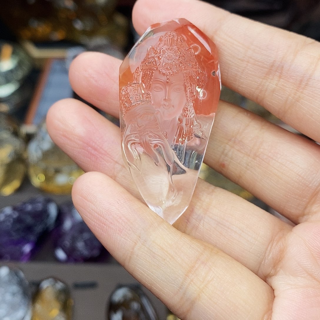 水晶吊坠未镶嵌?****～吊坠