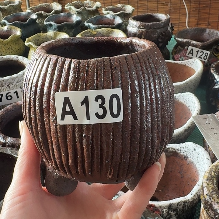 内口7高10粗陶手工制作