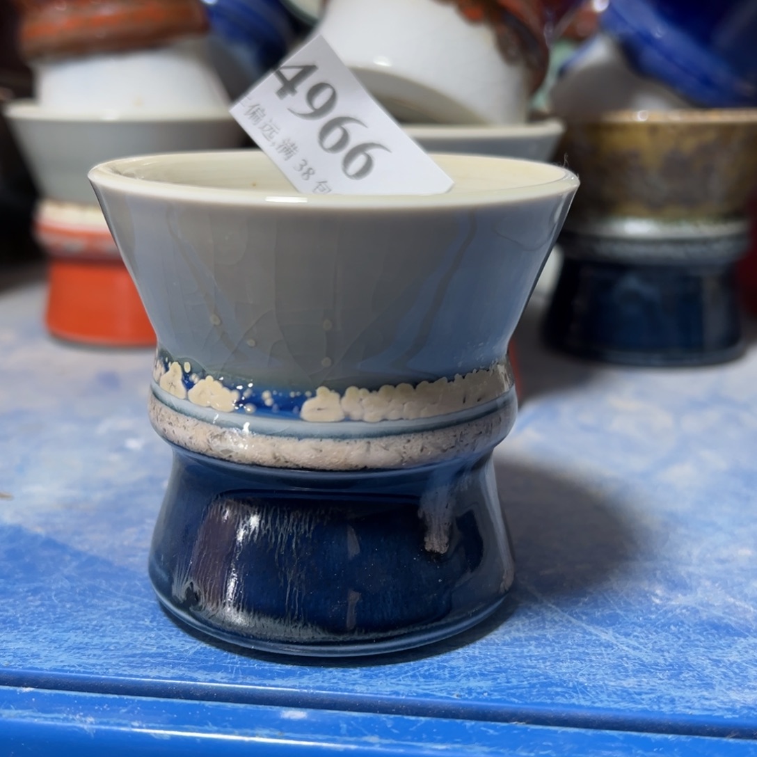 红陶景德镇手工花盆