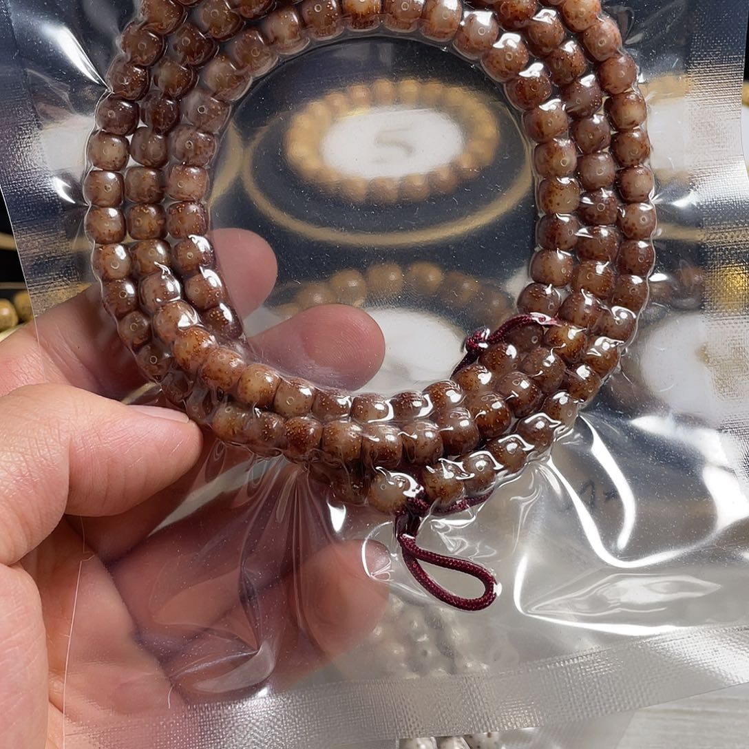 星月菩提把件盛****店糯冰原生态8*7