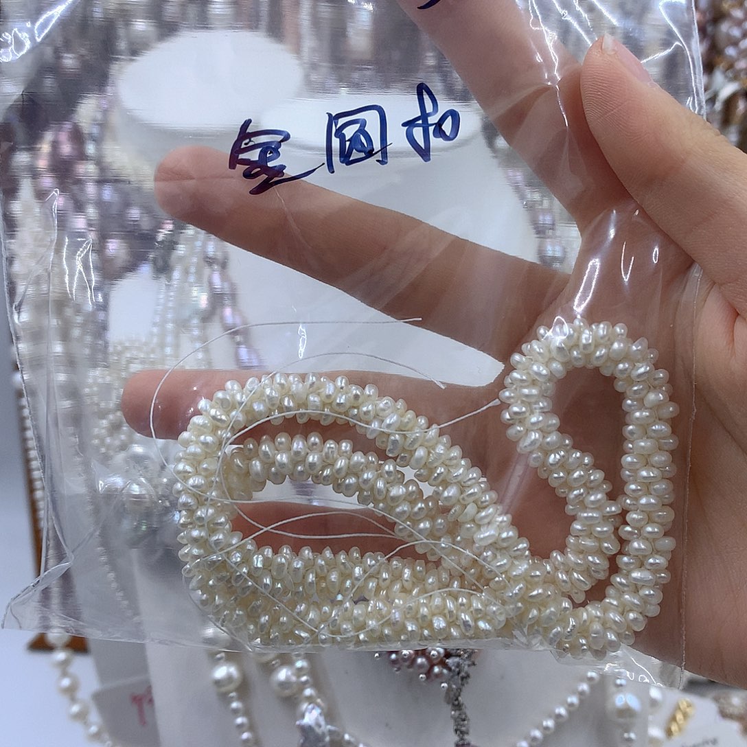 艳***孑项链耳饰银S925镶嵌淡水珍珠