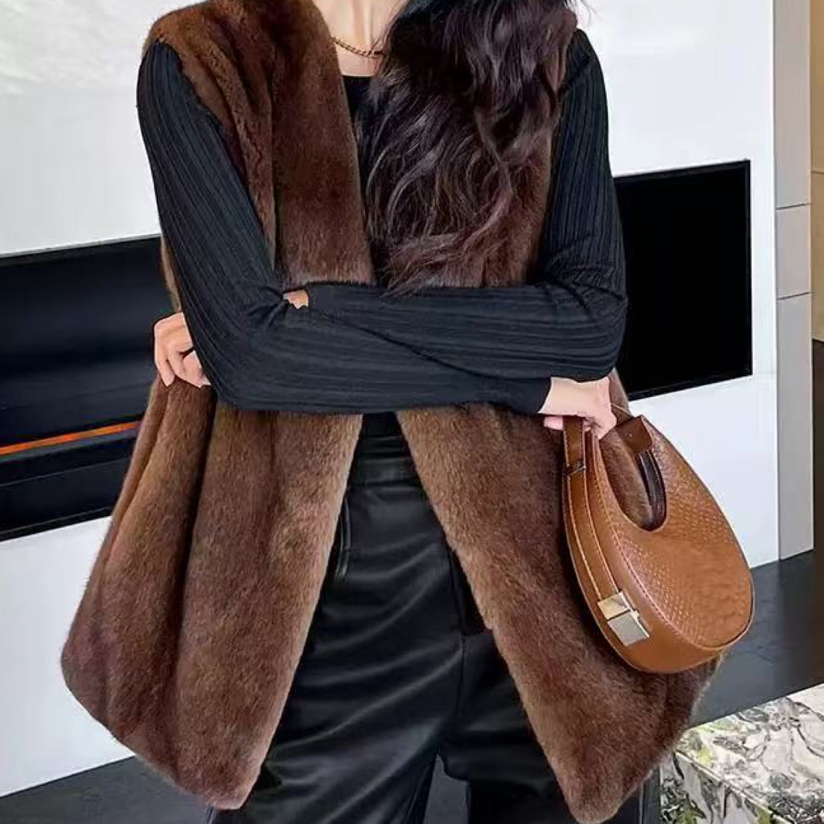 X【王夫人金貂甲】70–210斤新款升级保暖神器大V领显瘦暖和好穿搭