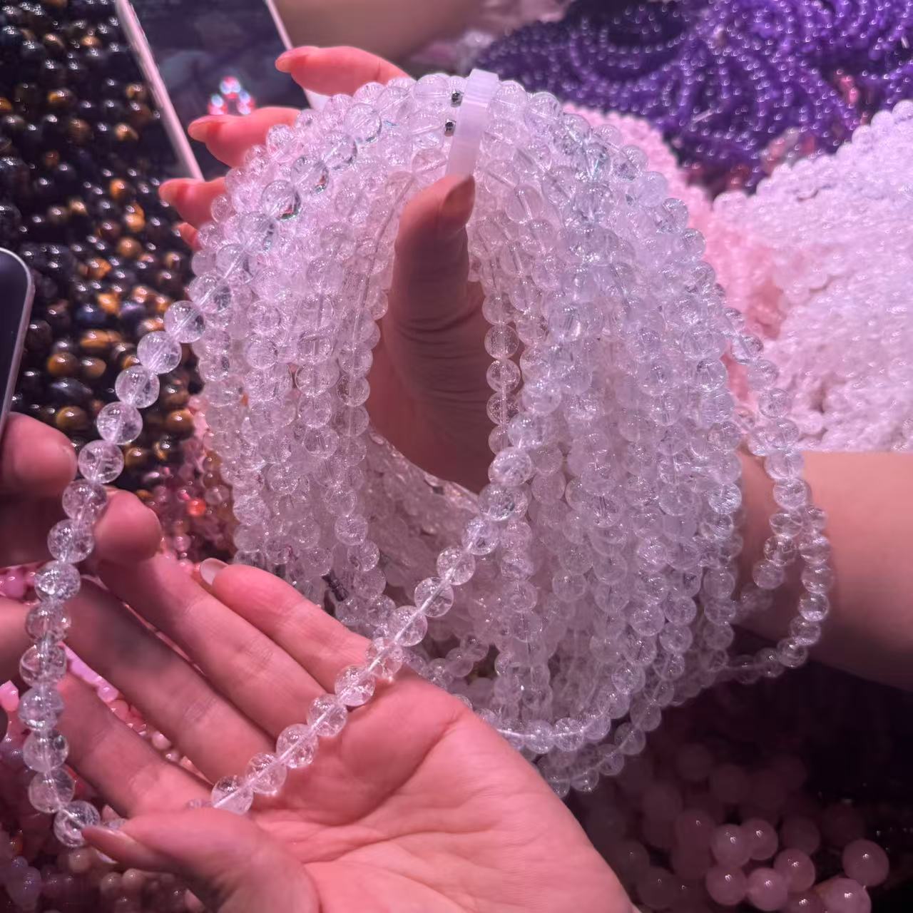 天然白水晶项链-10mm-多样性发一