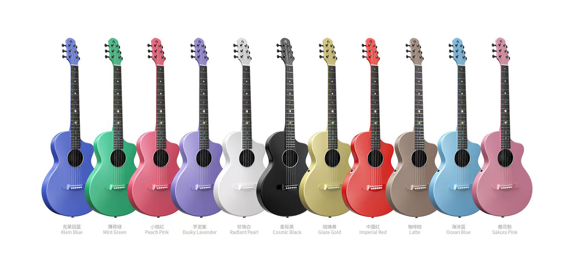 娜塔莎小行星38寸碳纤维民谣吉他学生初学演奏乐器入门吉他