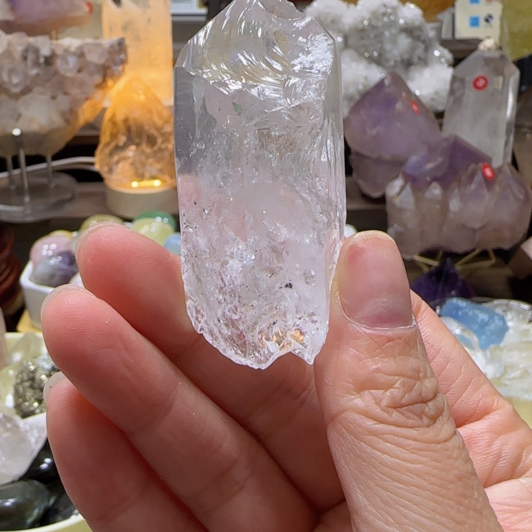 未镶嵌珠宝半成品水晶不退换喜马手握