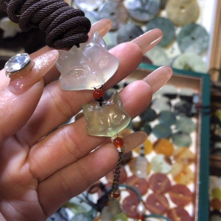 岫玉岫玉挂件未镶嵌