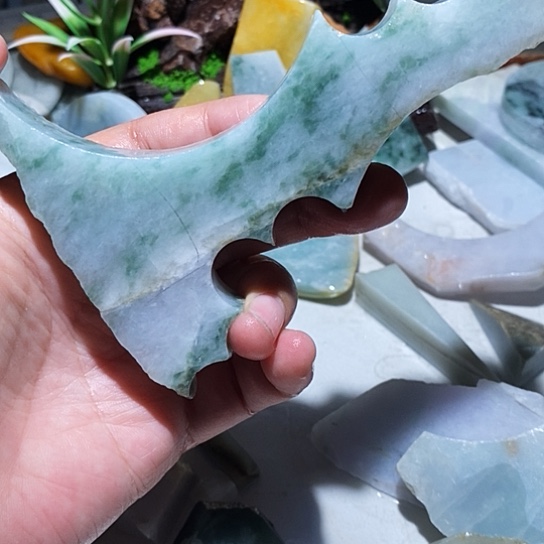 翡翠散珠边角料113