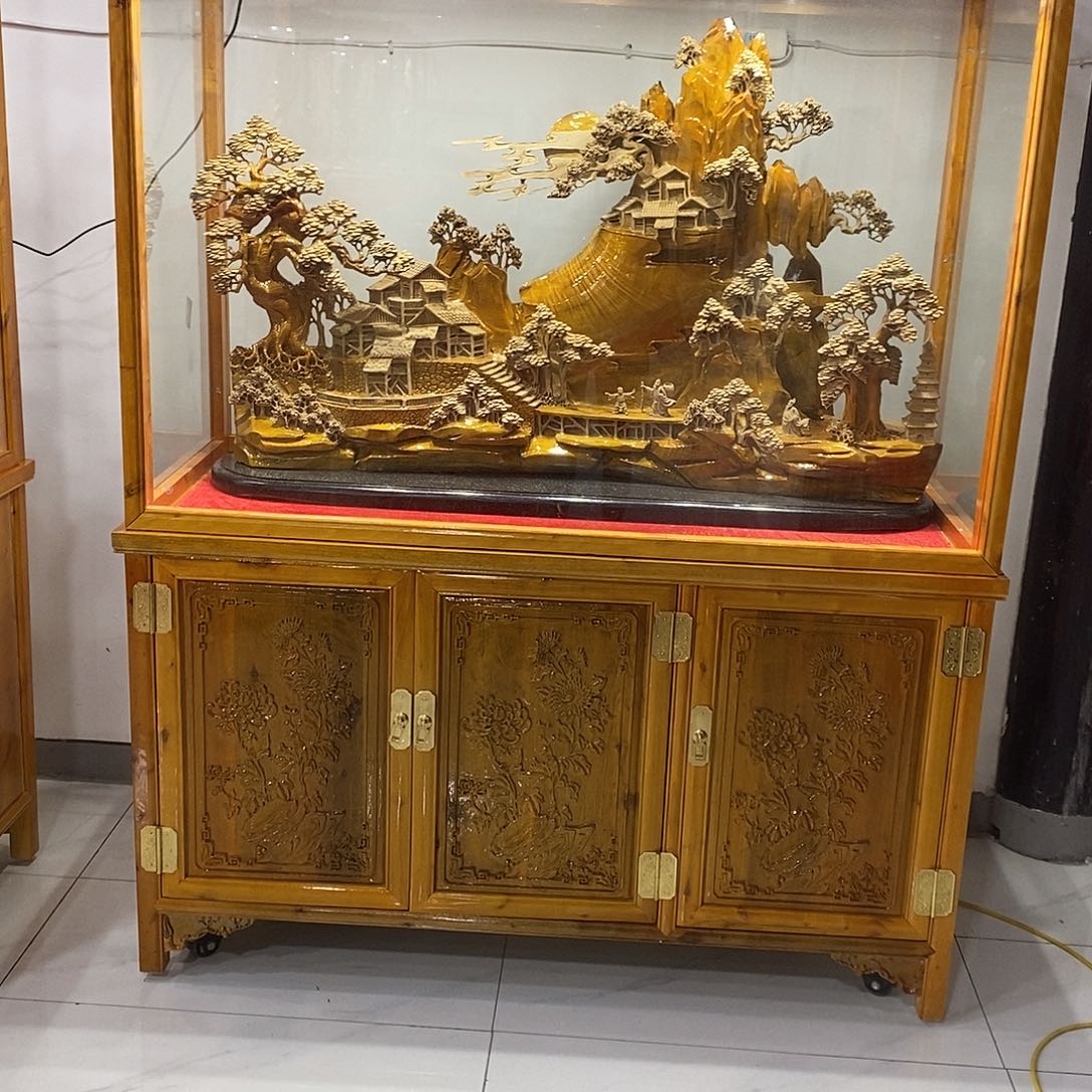 金丝楠春***！金丝楠小叶桢楠摆件