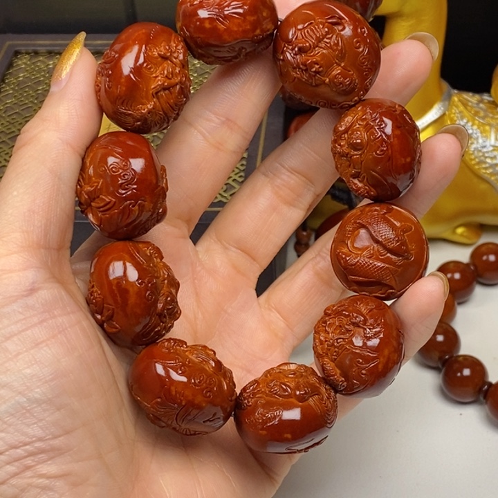 橄榄核吊坠冠****罐橄榄核手串