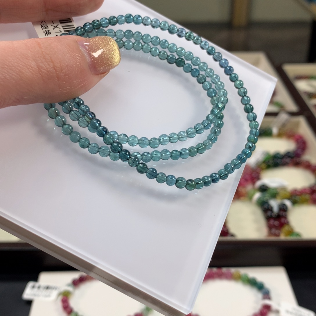 碧玺手链未镶嵌3.6mm