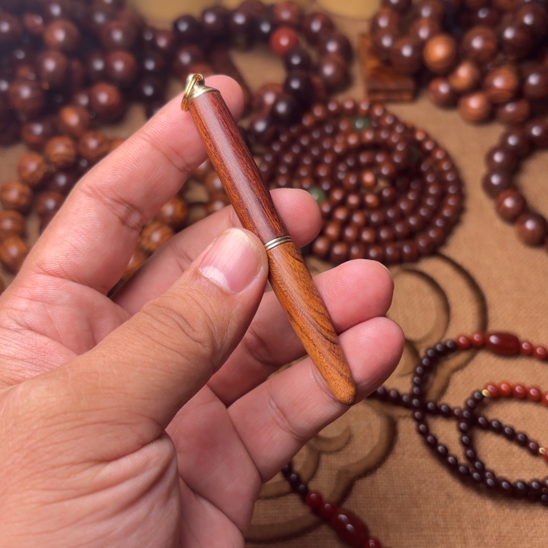 大果紫檀（缅甸花梨）无事牌耳勺