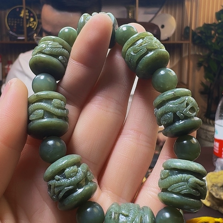 和田玉手串未镶嵌