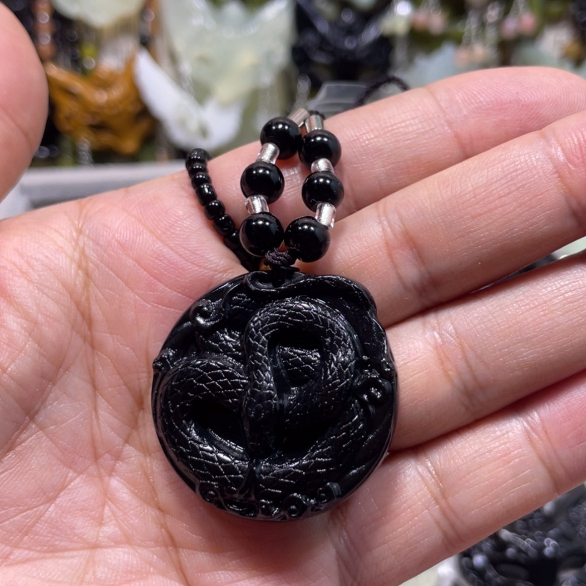 【闪购商品】岫玉颈饰未镶嵌17吊坠