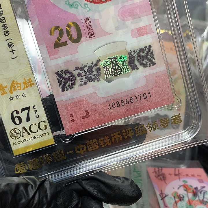 塑料088681701蛇钞金钩号中国梦新标十爱藏67