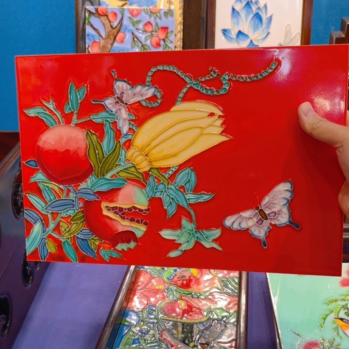 瓷片瓷板画艺术作品