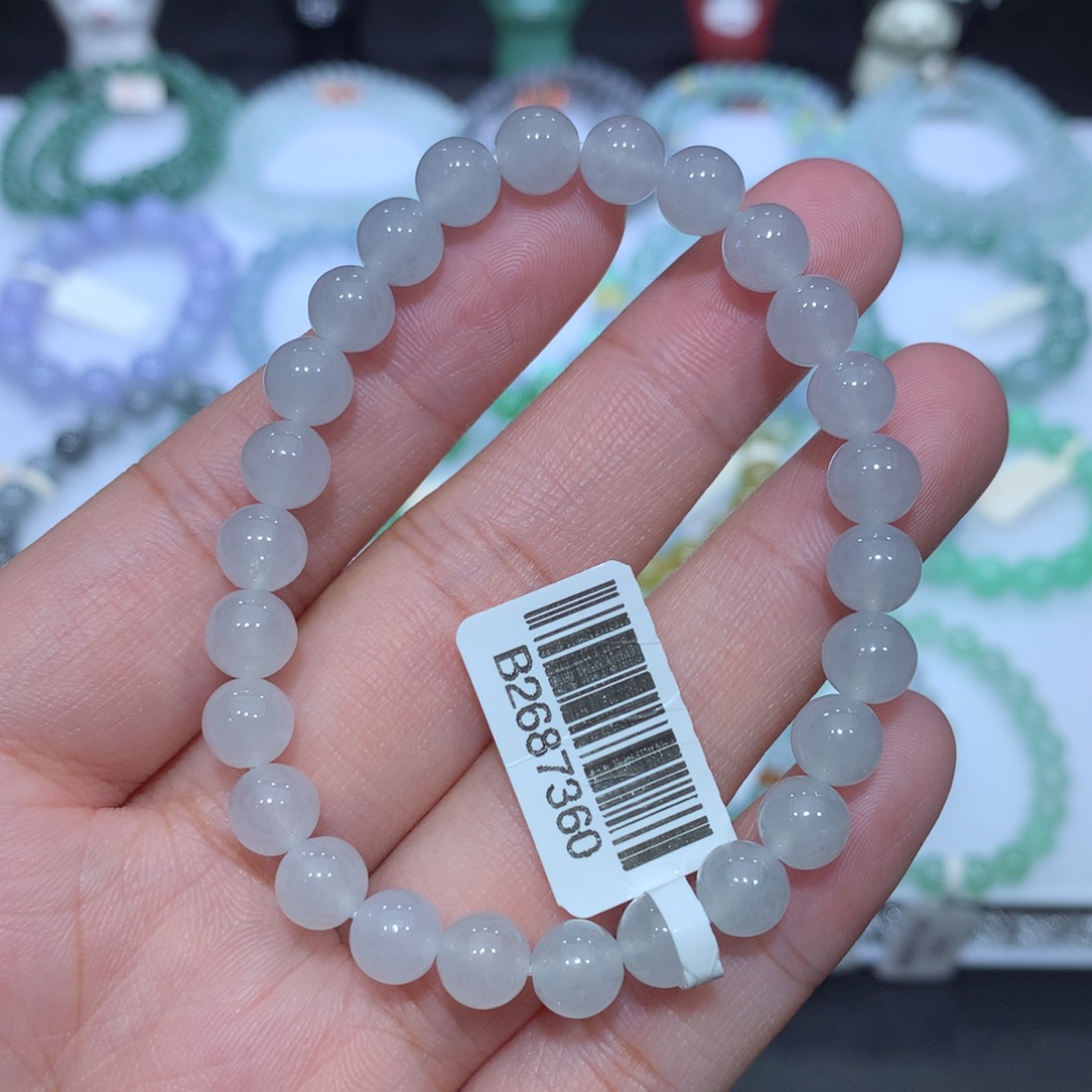 翡翠未镶嵌手串天然