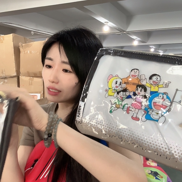 聚酯纤维多啦爱梦领钱包发一