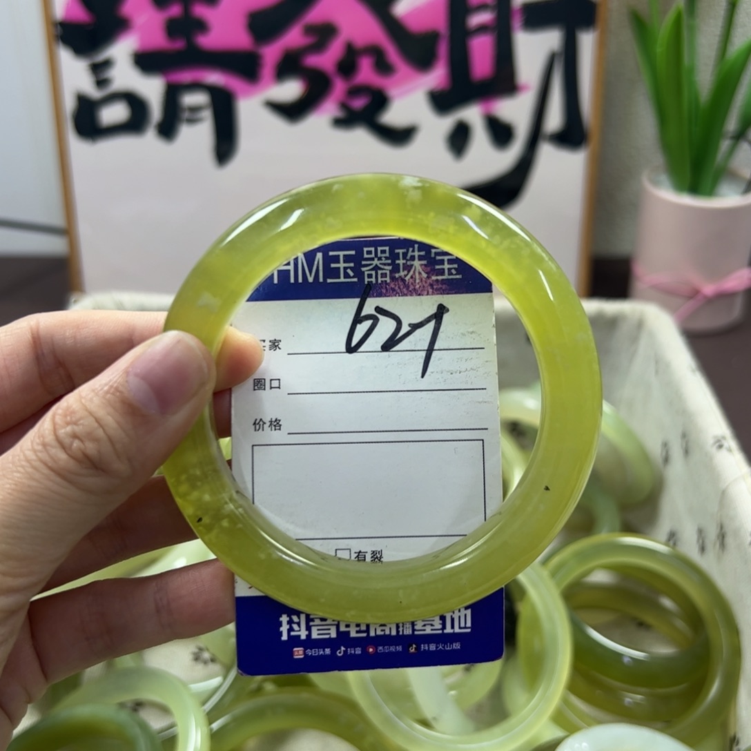 蛇纹石玉手镯未镶嵌72