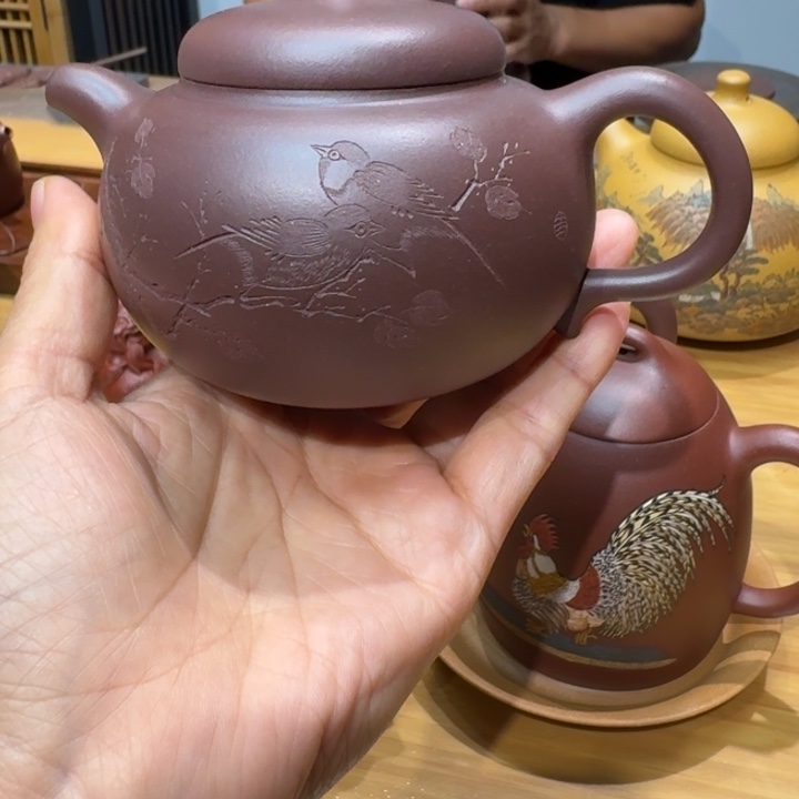 用***8茶壶紫砂宜兴紫砂壶茄瓜壶紫泥