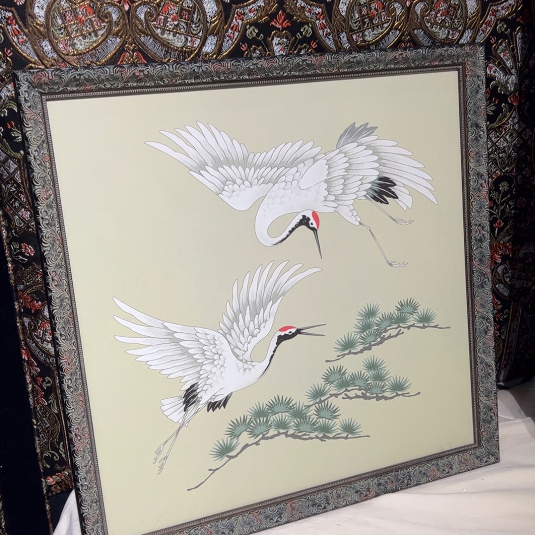 松鹤60*60、样品画不退换啊啊啊