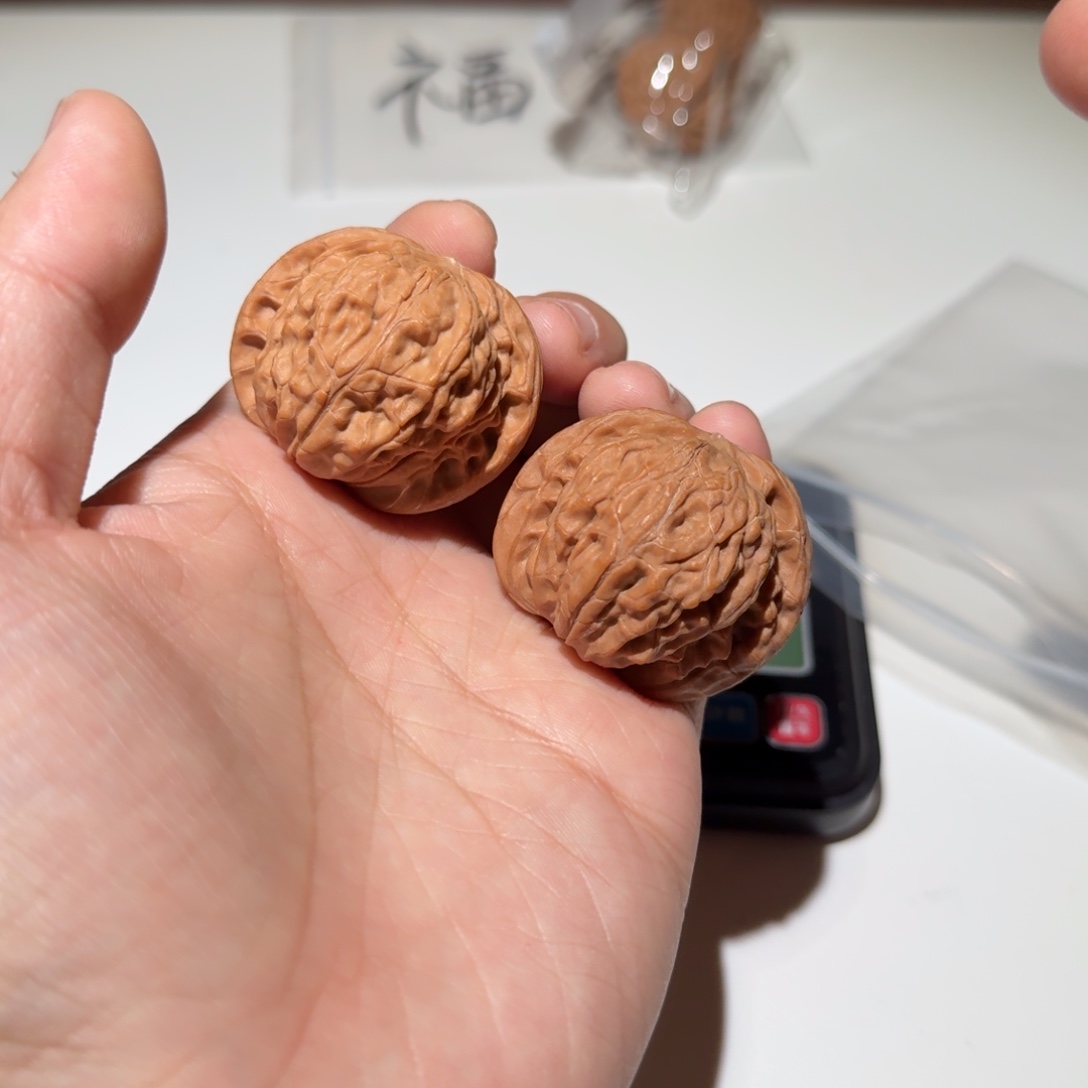 吊坠文玩核桃40对歪