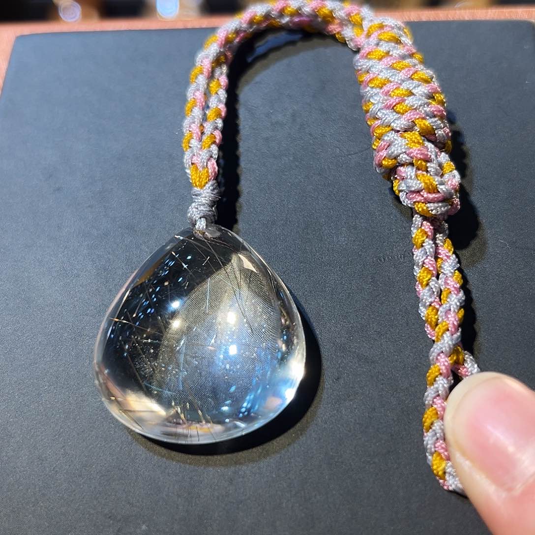 发晶颈饰未镶嵌吊坠