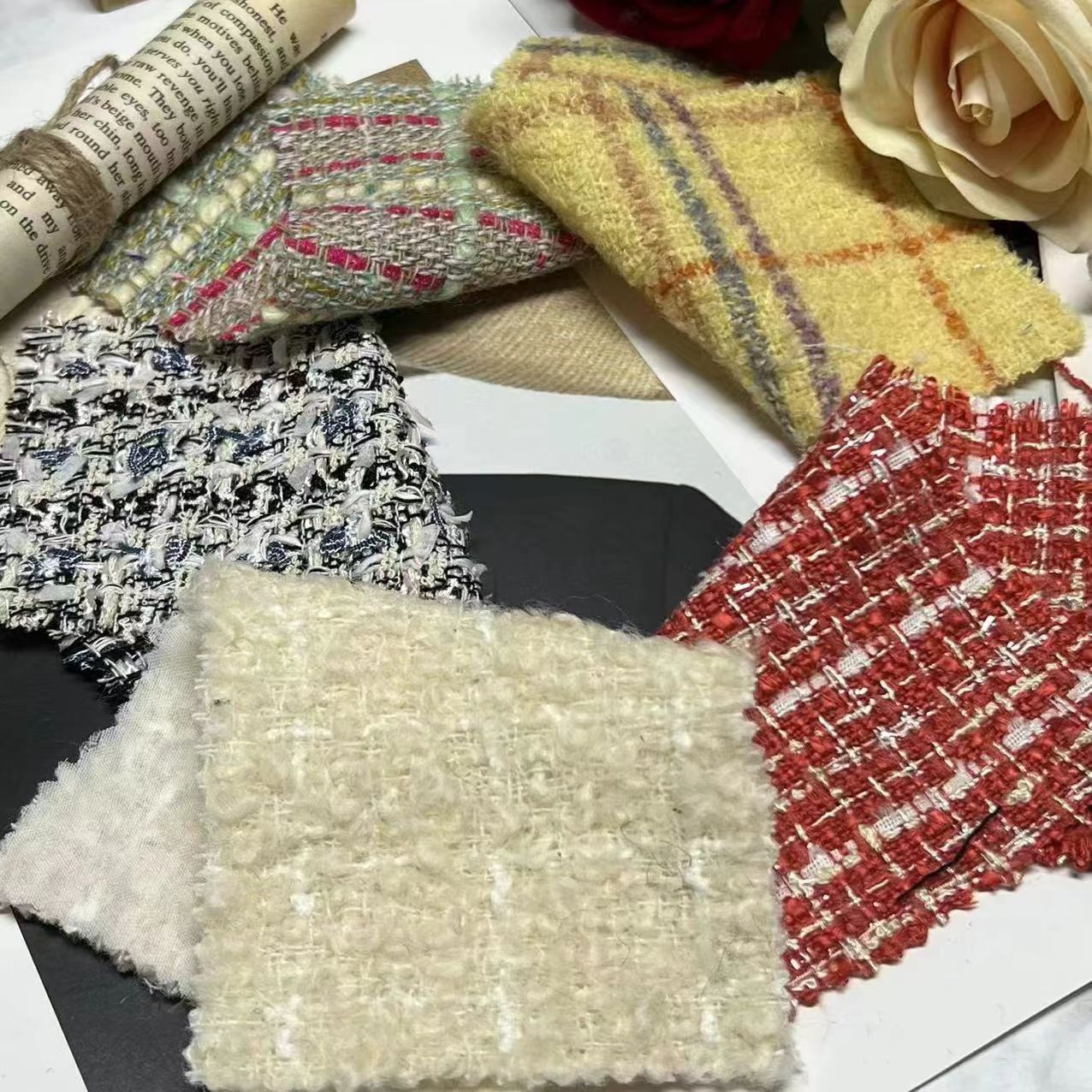 A4找对应的米数拍DIY面料