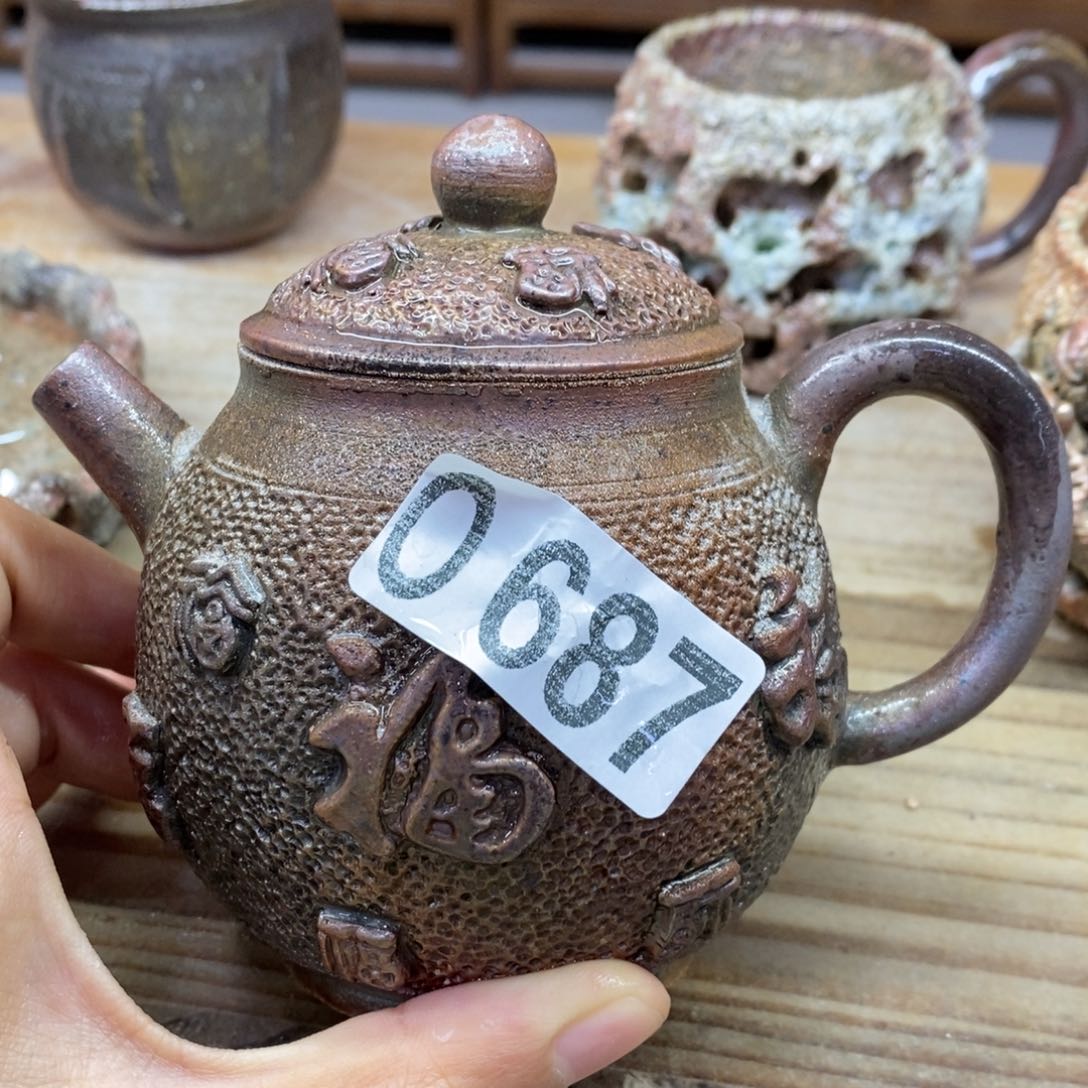 陶园柴烧，精品高货687瑕疵