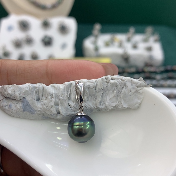 海水珍珠颈饰银S925镶嵌