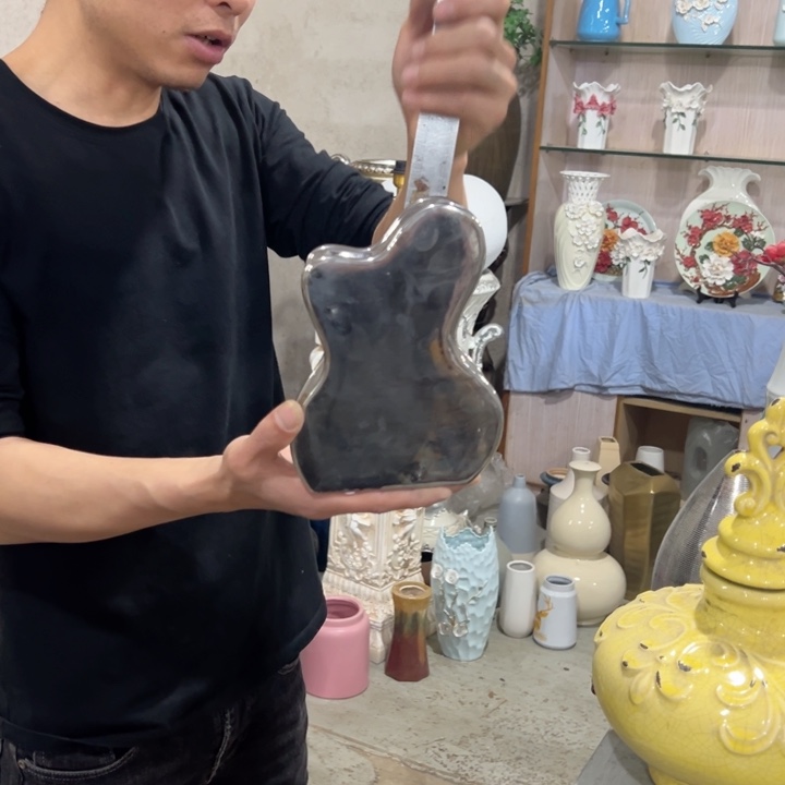 摆件高度20厘米口径7厘米微瑕捡漏