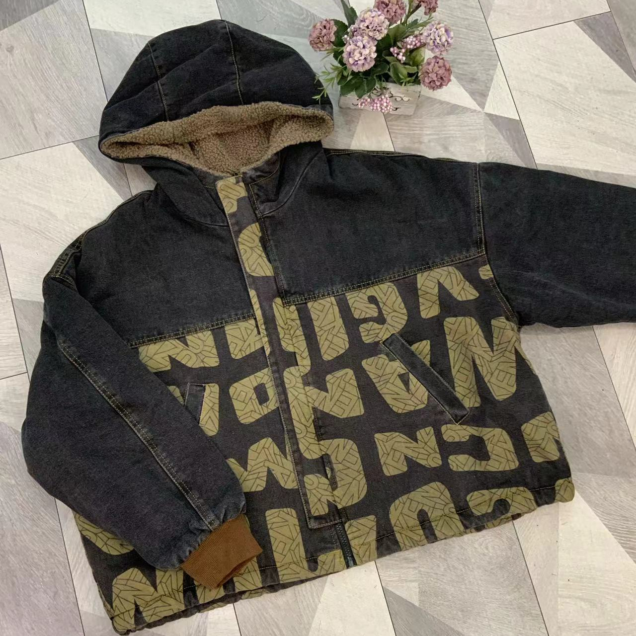 19550新款秋冬加厚休闲减龄宽松显瘦上衣棉服