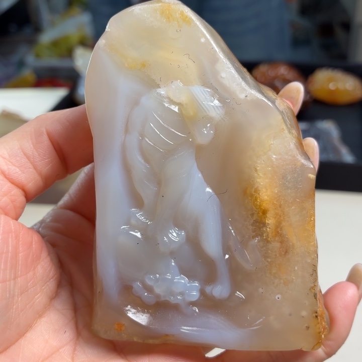 玛瑙/玉髓未镶嵌吊坠(不含链)