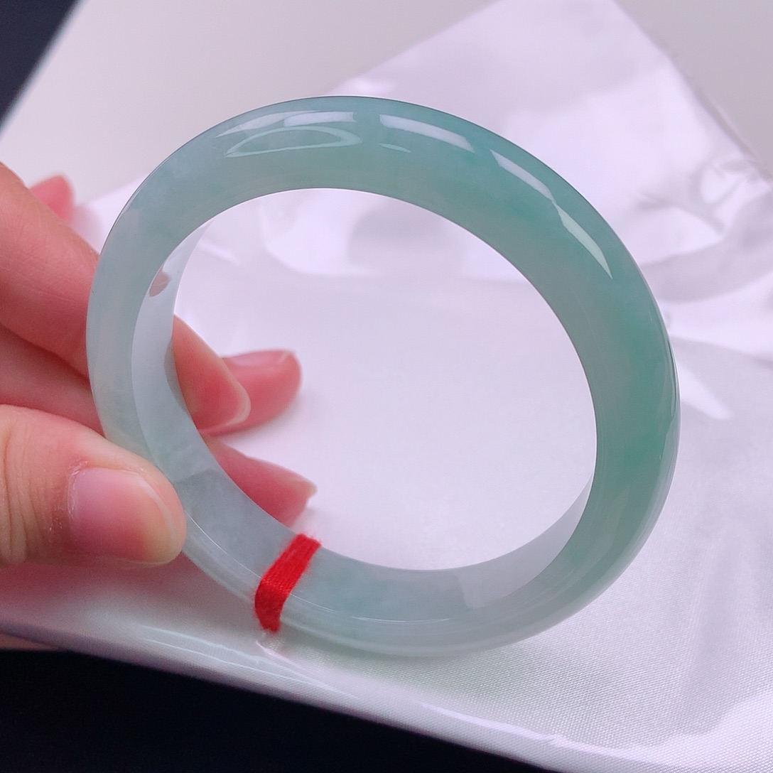 翡翠手镯未镶嵌55正圈