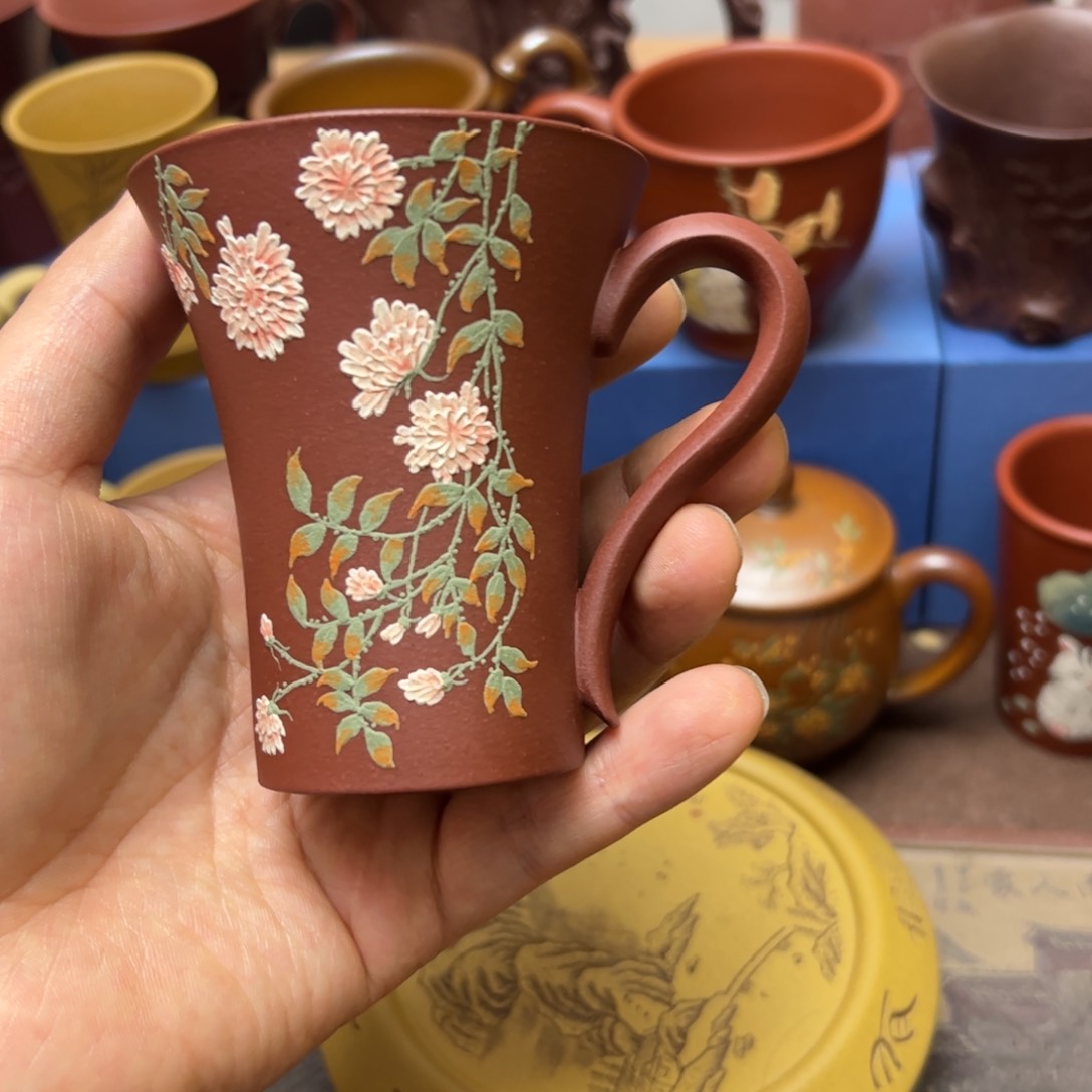 紫砂茶杯紫砂主人杯120cc