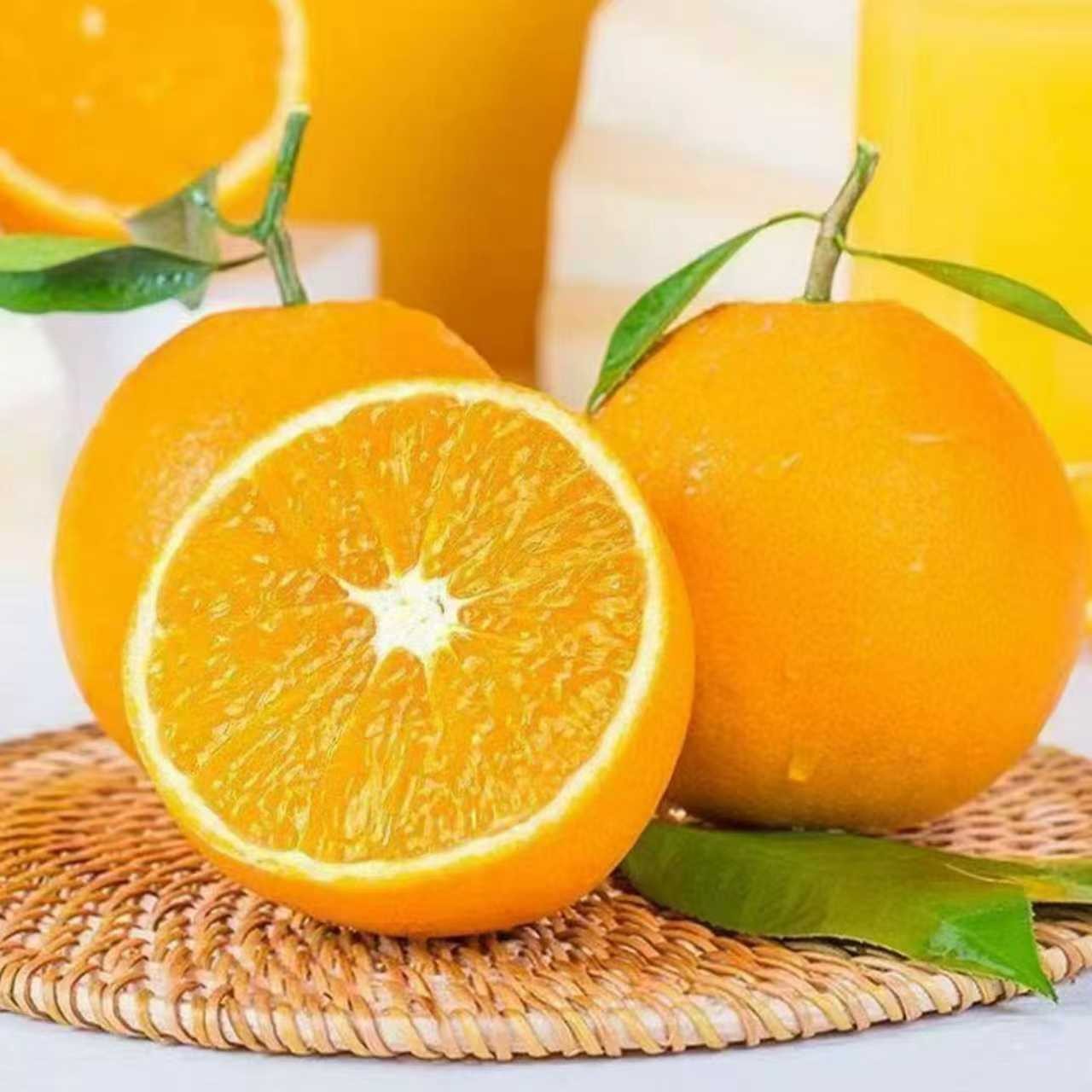 【试吃三个】2正宗高山脐橙新鲜水果斤产地直发当季整箱橙子现摘