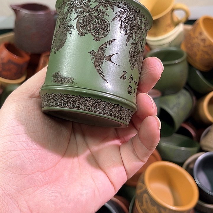 茶杯紫砂全手工紫砂主人杯