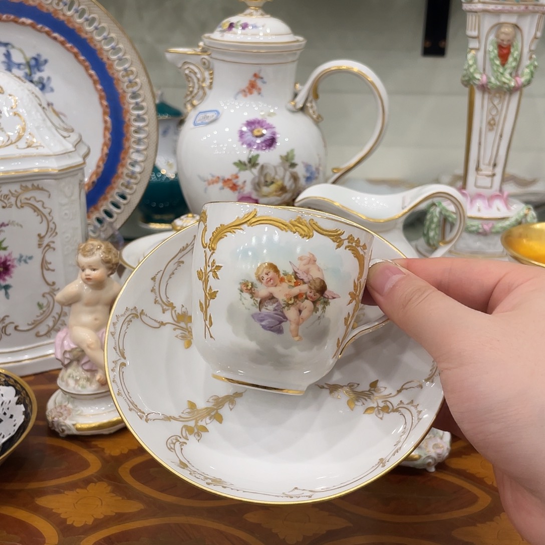 摆件中古一等kpm混搭