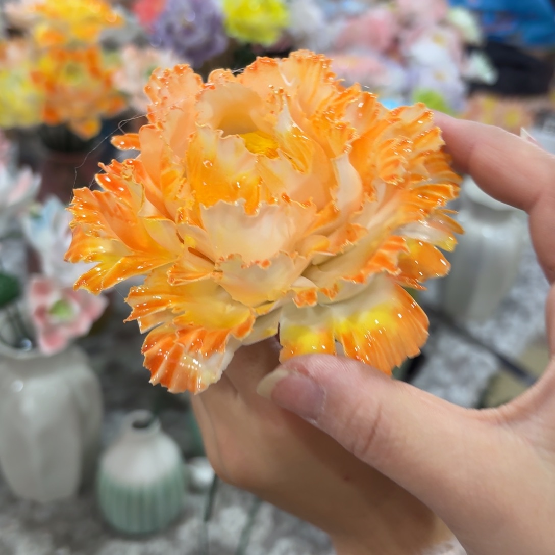 2514 陶瓷花拍满20元发货退款的拉黑