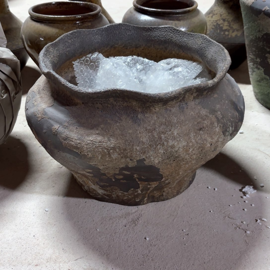 瓶孜***肉陶瓷瓶口径高度左右