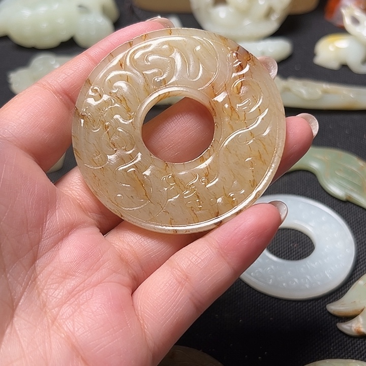 大***@和田玉（糖玉）未镶嵌挂件