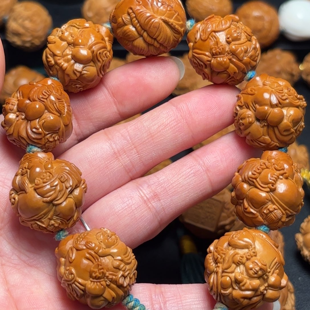 茄***芓手串/手链橄榄核手串