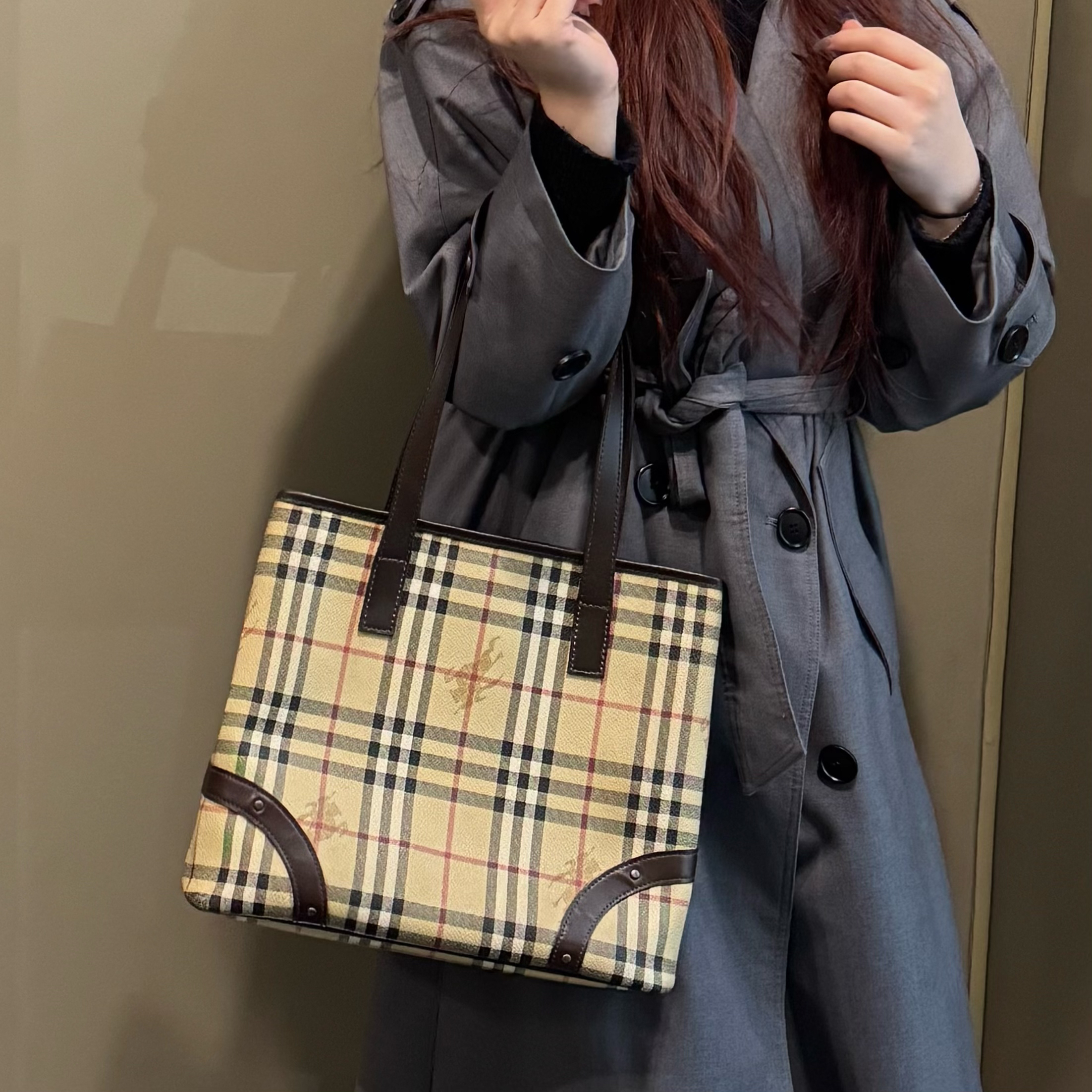 95新 BURBERRY/博柏利 巴宝莉战马手提/4136803