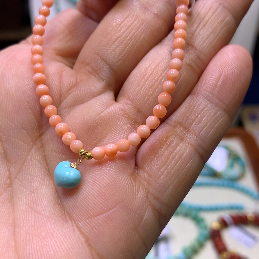 绿松石18K金镶嵌单圈