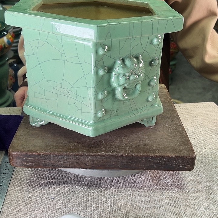 以***銘泳坤堂石湾花盆陶瓷